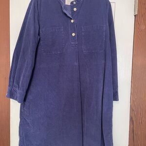 TOAST Navy Corduroy Dress